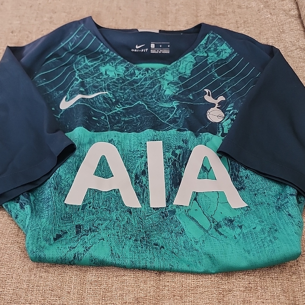 Nike Kids' Teal and Navy Tottenham Hotspur Jersey
